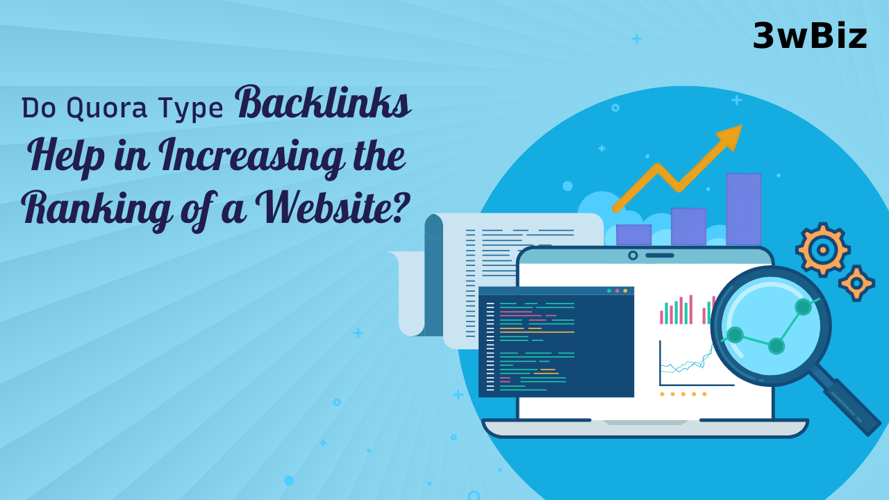 Do quora type backlinks help in increasing the ranking of a website