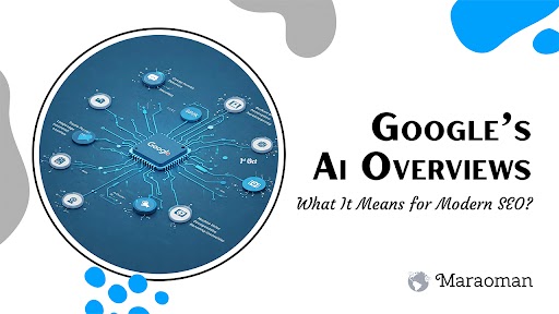 The infographic illustrates how Google's AI transforms SEO strategies.