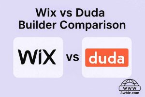 Duda vs Wix Website Comparison Builder